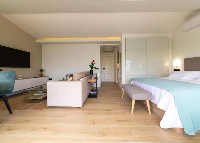 아파트 714 Luxury Plaza Estudio Junto A La Playa 마르베야
